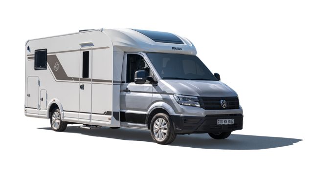 KNAUS SKY TI VW – SØLV METALLIC + HVID